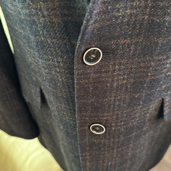 Joe, by Joseph Abboud wool blazer with suede elbow size 42 long - Picture 3 of 7